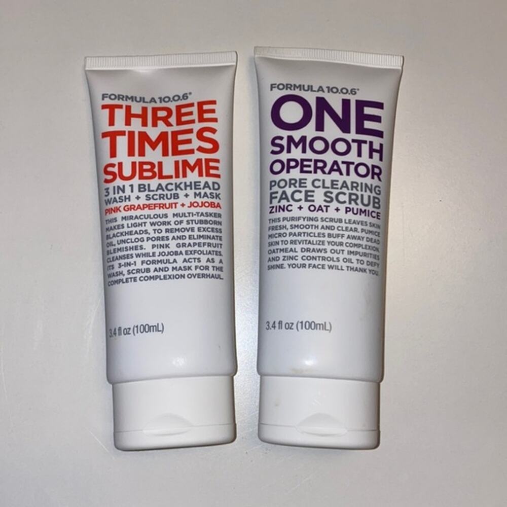 Formula 10.0.6 Face Wash/Scrub Set